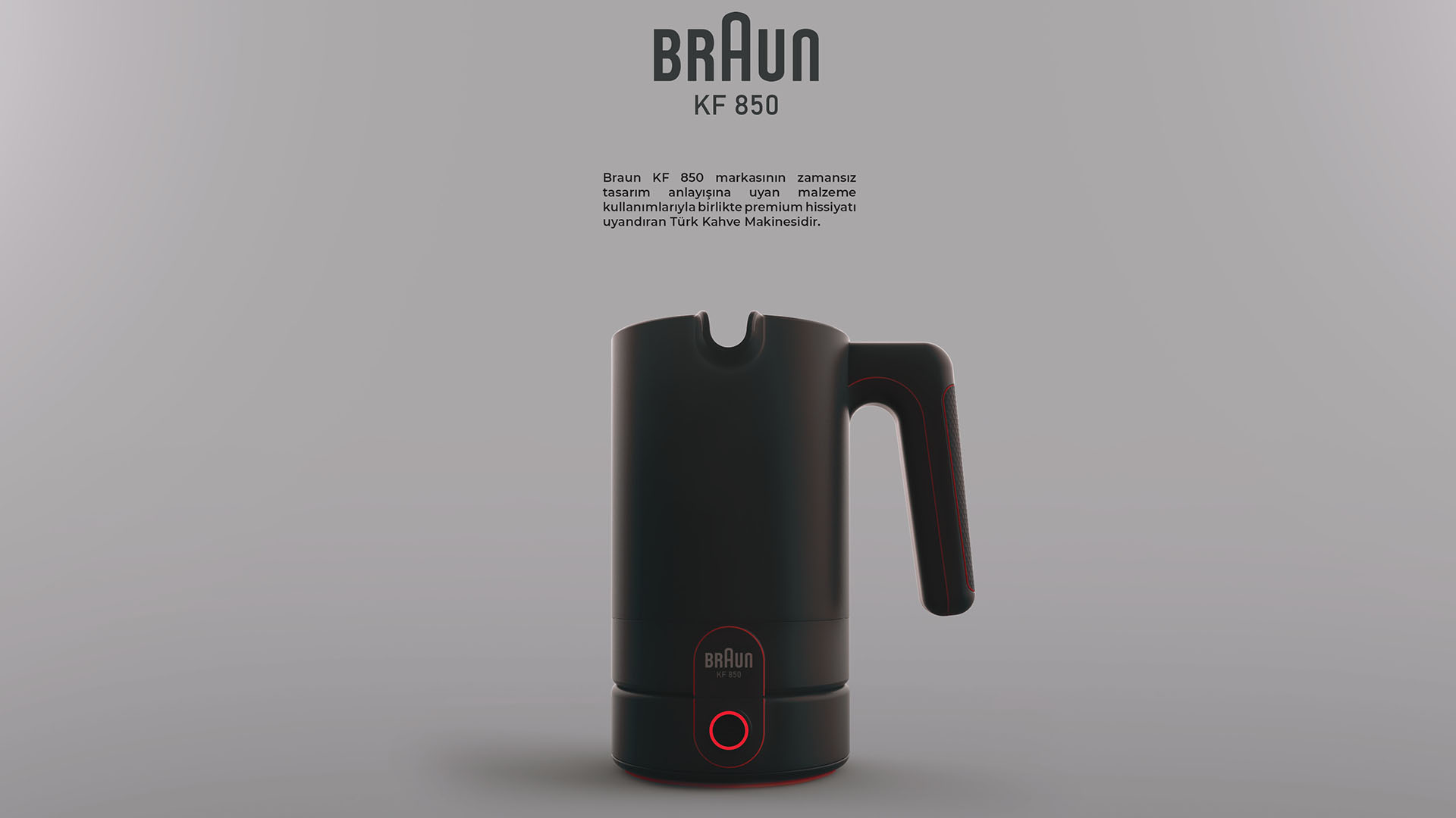 Braun Türk Kahve Makinesi Tasarımı